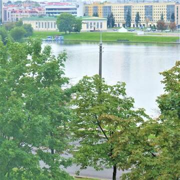 Фото номера Апартаменты с видом на озеро Апартаменты Apartment in Minsk Center г. Минск 36