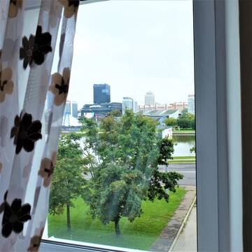 Фото номера Апартаменты с видом на озеро Апартаменты Apartment in Minsk Center г. Минск 13