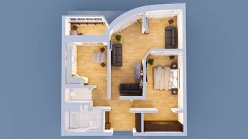 Фото номера Апартаменты Апартаменты Apartment near water park г. Минск 28