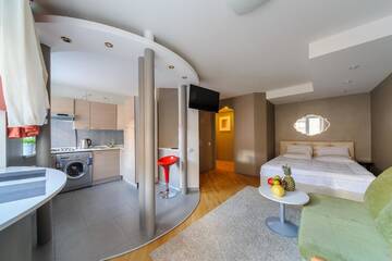 Фото номера Апартаменты с балконом - ул. Интернациональная, 15 – 87 Апартаменты Apartments Internazionalnaya г. Минск 6