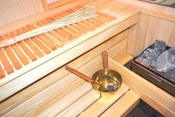 Фото номера Люкс с 1 спальней и сауной Отель Sauna Jacuzzi Luxe ApartComplex, Минск-центр города г. Минск 56