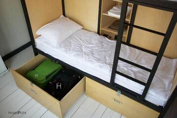Фото номера Кровать в общем 8-местном номере Хостелы Hostel Point Minsk г. Минск 7