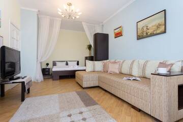 Фото номера Апартаменты - проспект Независимости, 53 Апартаменты Apartments on Ploscha Yakuba Kolasa г. Минск 9