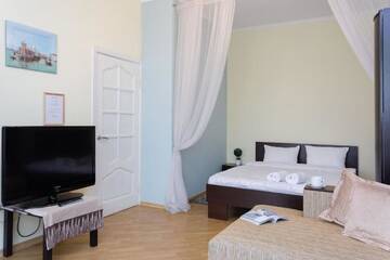 Фото номера Апартаменты - проспект Независимости, 53 Апартаменты Apartments on Ploscha Yakuba Kolasa г. Минск 32