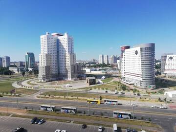 Фото номера Апартаменты с 1 спальней Апартаменты Apartment on Churlenis Street, Malinovka г. Минск 18