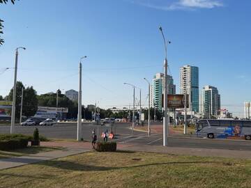 Фото номера Апартаменты с 1 спальней Апартаменты Apartment on Churlenis Street, Malinovka г. Минск 21