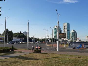 Фото номера Апартаменты с 1 спальней Апартаменты Apartment on Churlenis Street, Malinovka г. Минск 28
