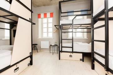Фото номера Кровать в общем 6-местном номере для мужчин и женщин Хостелы Hostel Urban г. Минск 2