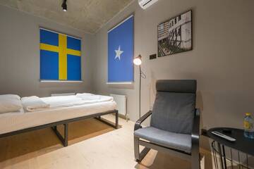 Фото номера Двухместный номер с 1 кроватью и общей ванной комнатой Хостелы Hostel Urban г. Минск 6