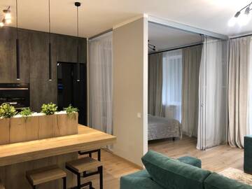 Фото номера Апартаменты Делюкс Апартаменты LikeHome Скрыганова 4а г. Минск 30
