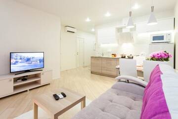 Фото номера Апартаменты с 1 спальней Апартаменты Molnar Apartments Griboedova 1 г. Минск 22