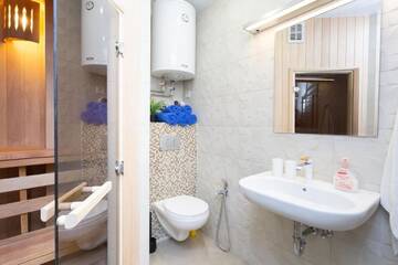 Фото номера Апартаменты с 2 спальнями Апартаменты NEW Spa Centrе Apartments Kirova г. Минск 15
