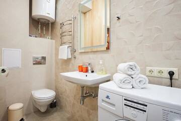 Фото номера Апартаменты с 2 спальнями и сауной Апартаменты Spa Centrе Apartments Kirova г. Минск 22