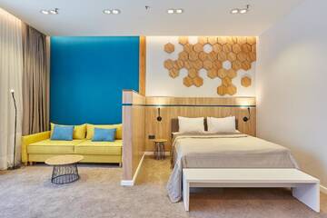 Фото номера Номер-студио Делюкс Отель Aqua-Minsk Hotel Plus г. Минск 4