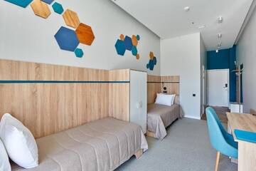 Фото номера Двухместный номер с 2 отдельными кроватями Отель Aqua-Minsk Hotel Plus г. Минск 12
