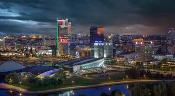 Фото номера Апартаменты с 1 спальней Апартаменты Apartments on Voronjanskogo,15/2 г. Минск 15