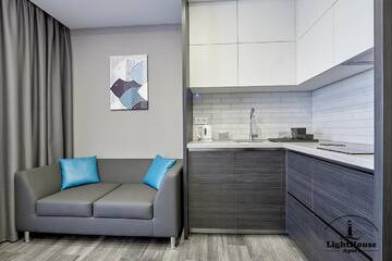 Фото номера Апартаменты с 2 спальнями Апартаменты LightHouse Apart Рубенс г. Минск 10