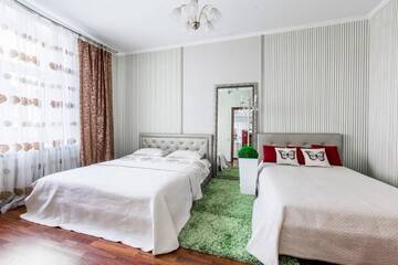 Фото номера Апартаменты с 3 спальнями Апартаменты 4rooms apartments Nezavisomosti 12(city center) г. Минск 22
