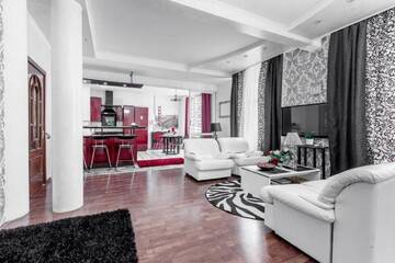 Фото номера Апартаменты с 3 спальнями Апартаменты 4rooms apartments Nezavisomosti 12(city center) г. Минск 23