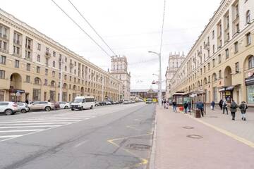 Фото номера Апартаменты Делюкс Апартаменты Центр города, вокзал, Динамо г. Минск 75