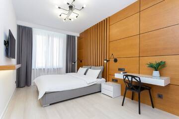 Фото номера Апартаменты с 1 спальней Апартаменты Minsklux Apartment on Nezavisimosty ave.13 г. Минск 11