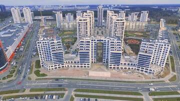 Фото номера Апартаменты Делюкс Апартаменты Mayak Tower Apartment г. Минск 16