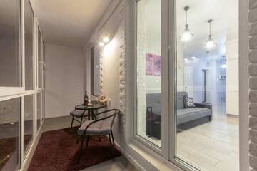 Фото номера Апартаменты Делюкс Апартаменты Mayak Tower Apartment г. Минск 28