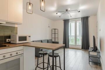 Фото номера Апартаменты с 1 спальней Апартаменты DanaTower Standart+view г. Минск 31