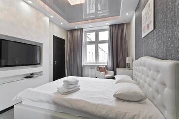 Фото номера Апартаменты с 2 спальнями и 2 ванными комнатами Апартаменты Minsklux Apartments on Karl Marx str.8 г. Минск 11