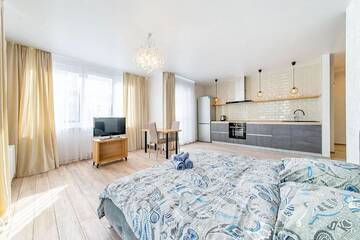 Фото номера Апартаменты с видом на озеро Апартаменты Tintoretto studio near Library г. Минск 21