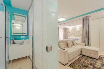 Фото номера Апартаменты с душем Апартаменты Apartland Ploshad Pobedy г. Минск 5