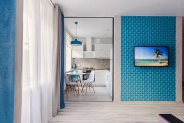 Фото номера Апартаменты с балконом Апартаменты Apartland Ploshad Pobedy г. Минск 15
