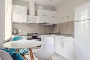 Фото номера Апартаменты с балконом Апартаменты Apartland Ploshad Pobedy г. Минск 4