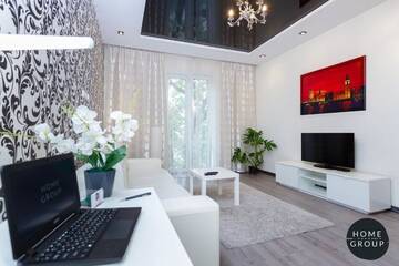 Фото номера Апартаменты с балконом Апартаменты Evogue Apartments г. Минск 45