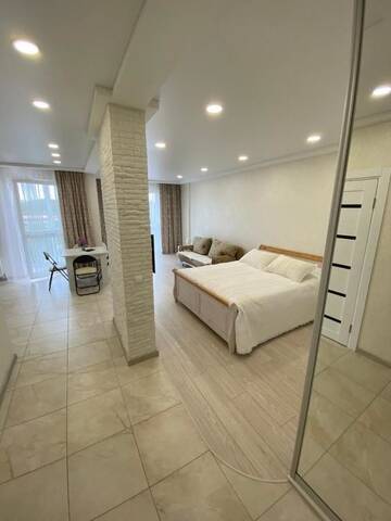 Фото номера Апартаменты-студио Апартаменты New white studio on Mayak Minsk г. Минск 23