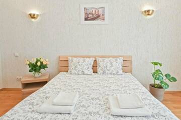 Фото номера Апартаменты с 3 спальнями Апартаменты трехкомнатные апартаменты в Минске г. Минск 9