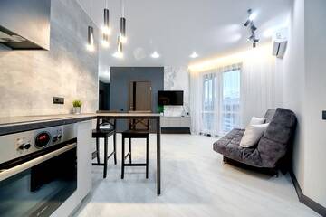 Фото номера Апартаменты с 1 спальней Апартаменты Modern apartment near the metro г. Минск 11