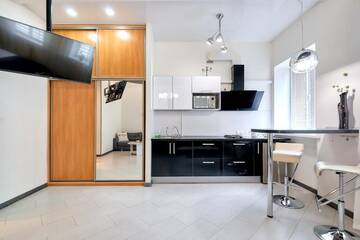 Фото номера Апартаменты-студио Апартаменты Modern apartment in the center of Minsk str.Marksa 21A г. Минск 27