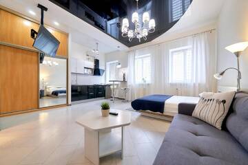 Фото номера Апартаменты-студио Апартаменты Modern apartment in the center of Minsk str.Marksa 21A г. Минск 7