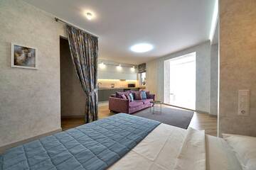 Фото номера Апартаменты-студио Апартаменты Apartment on Ratomskaya 7 г. Минск 18