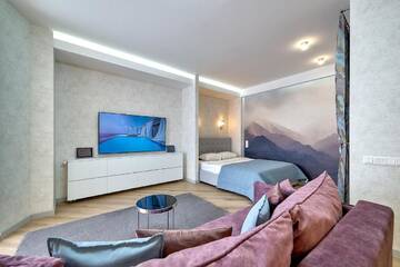Фото номера Апартаменты-студио Апартаменты Apartment on Ratomskaya 7 г. Минск 19