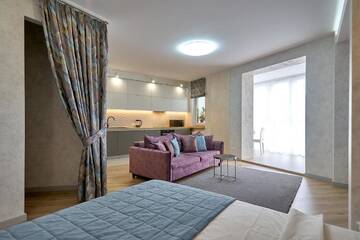 Фото номера Апартаменты-студио Апартаменты Apartment on Ratomskaya 7 г. Минск 17