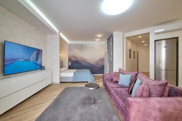 Фото номера Апартаменты-студио Апартаменты Apartment on Ratomskaya 7 г. Минск 63