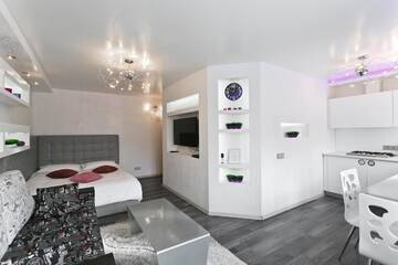 Фото номера Стандартный трехместный номер-студио Апартаменты MinskLux Apartments on Haradsky Val str.9 г. Минск 9