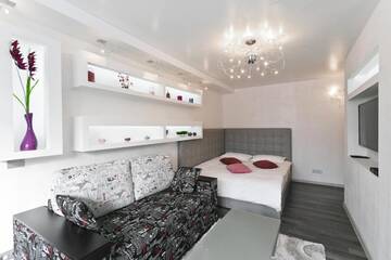 Фото номера Стандартный трехместный номер-студио Апартаменты MinskLux Apartments on Haradsky Val str.9 г. Минск 11
