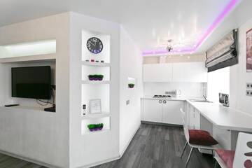 Фото номера Стандартный трехместный номер-студио Апартаменты MinskLux Apartments on Haradsky Val str.9 г. Минск 12