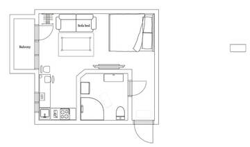 Фото номера Стандартный трехместный номер-студио Апартаменты MinskLux Apartments on Haradsky Val str.9 г. Минск 13