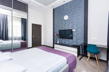 Фото номера Апартаменты с 2 спальнями Апартаменты MinskLux Apartments on Nezavisimosty ave.16 г. Минск 16
