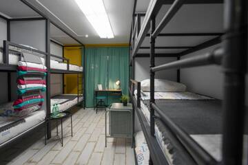 Фото номера Спальное место на двухъярусной кровати в общем номере для мужчин Хостелы Хостел 128 г. Минск 2