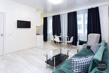 Фото номера Апартаменты с балконом Апартаменты Glory Apartments г. Минск 11